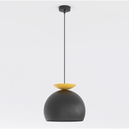 Pindo Black+Orange Ceiling Lamp