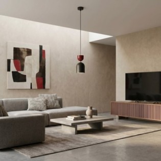 Zeta Garnet Ceiling Lamp
