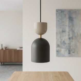 Zeta Mocha Ceiling Lamp