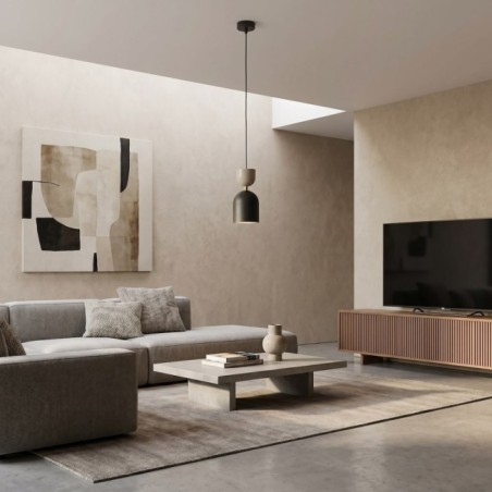 Zeta Mocha Ceiling Lamp