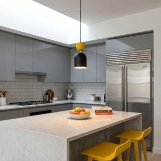 Zeta Orange Ceiling Lamp