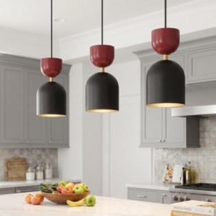 Zeta Garnet Ceiling Lamp (3 lights)