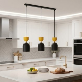 Zeta Orange Ceiling Lamp (3...