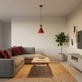 Verusa Garnet Ceiling Lamp