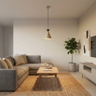 Verusa Beige Ceiling Lamp