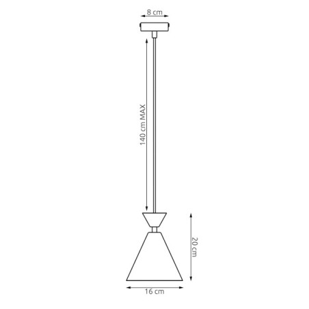Verusa Beige Ceiling Lamp