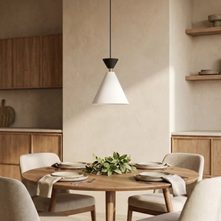 Verusa White Ceiling Lamp