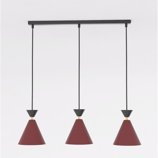 Verusa Garnet Ceiling Lamp (3 lights)