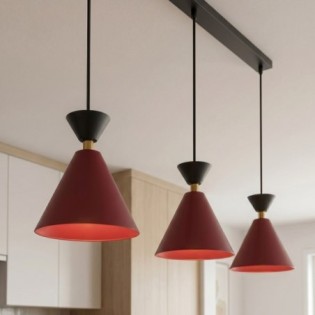 Verusa Garnet Ceiling Lamp (3 lights)