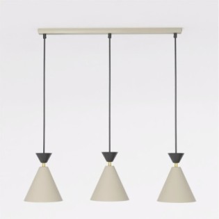 Verusa Beige Ceiling Lamp (3 lights)