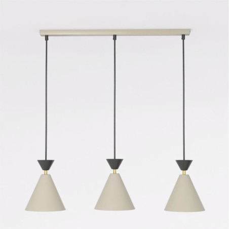 Verusa Beige Ceiling Lamp (3 lights)