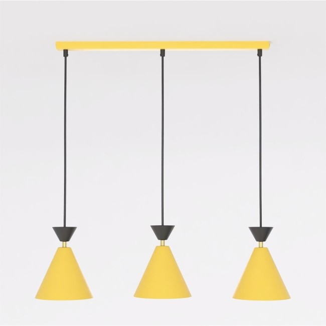Verusa Orange Ceiling Lamp (3 lights)