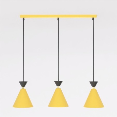 Verusa Orange Ceiling Lamp (3 lights)