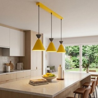 Verusa Orange Ceiling Lamp (3 lights)