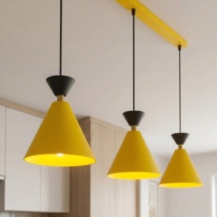 Verusa Orange Ceiling Lamp (3 lights)