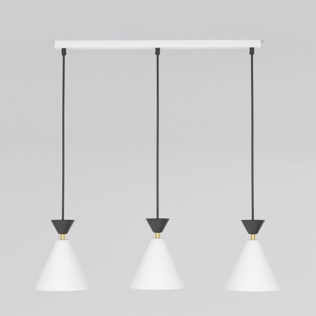 Verusa White Ceiling Lamp (3 lights)