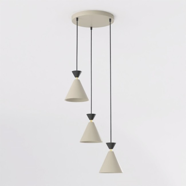 Verusa II Beige Ceiling Lamp (3 lights)