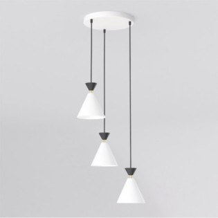 Verusa II White Ceiling Lamp (3 lights)