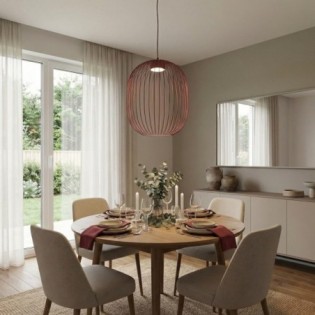 Praca Granate Ceiling Lamp