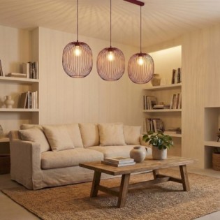 Praca Granate Ceiling Lamp (3 lights)
