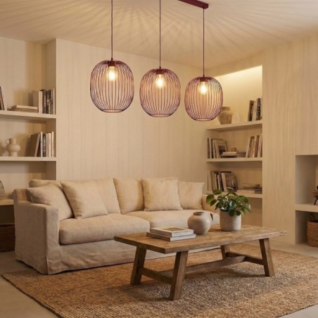 Praca Granate Ceiling Lamp (3 lights)