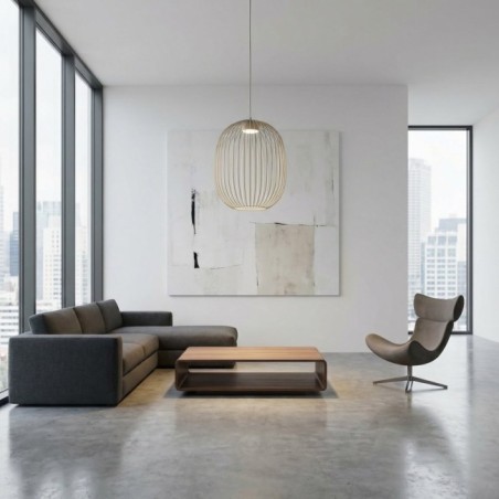 Praca Beige Ceiling Lamp