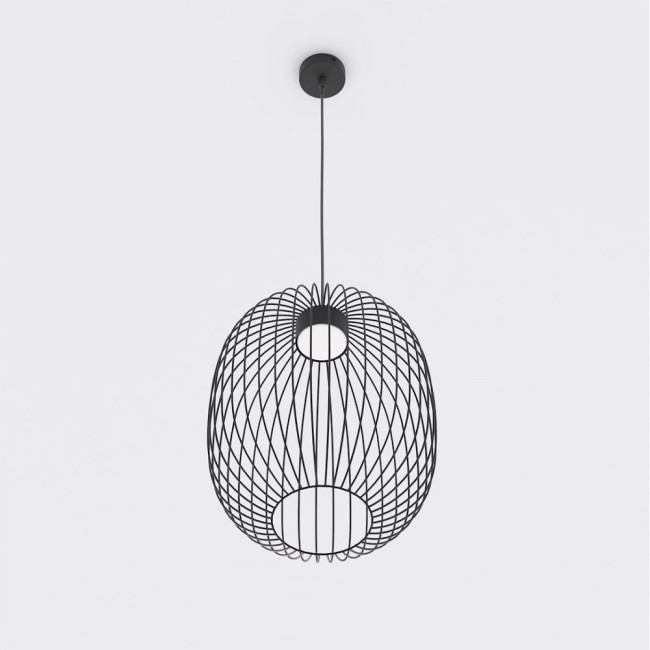 Praca Black Ceiling Lamp