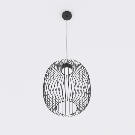 Praca Black Ceiling Lamp