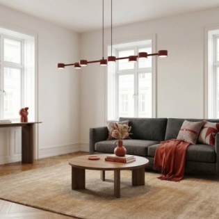 Kolina Garnet Ceiling Lamp (8 lights)