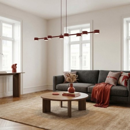 Kolina Garnet Ceiling Lamp (8 lights)