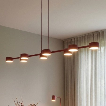 Kolina Garnet Ceiling Lamp (8 lights)