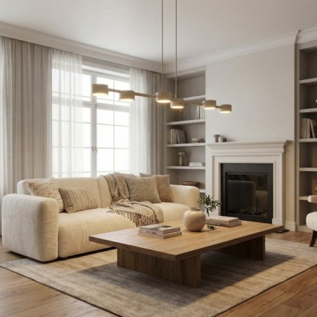 Kolina Beige Ceiling Lamp (6 lights)