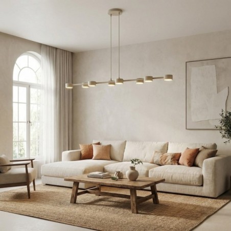 Kolina Beige Ceiling Lamp (8 lights)