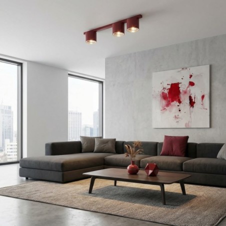 Asteria Granate Ceiling Bar (3 lights)