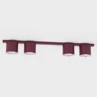 Asteria Garnet Ceiling Bar (4 lights)