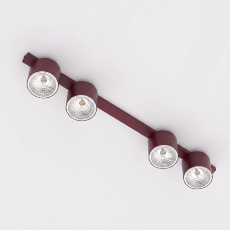 Asteria Garnet Ceiling Bar (4 lights)