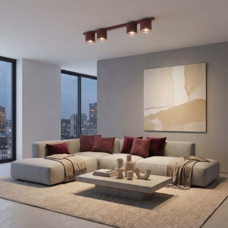 Asteria Garnet Ceiling Bar (4 lights)