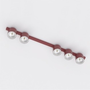 Asteria Ceiling Bar Garnet (5 lights)