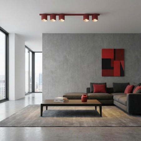 Asteria Ceiling Bar Garnet (5 lights)