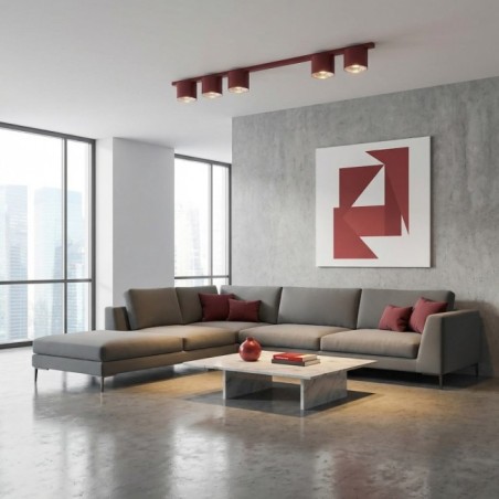 Asteria Ceiling Bar Garnet (5 lights)