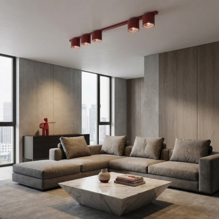 Asteria Ceiling Bar Garnet (5 lights)