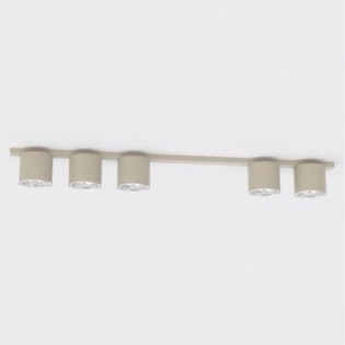 Asteria Beige Ceiling Bar (5 lights)