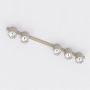 Asteria Beige Ceiling Bar (5 lights)