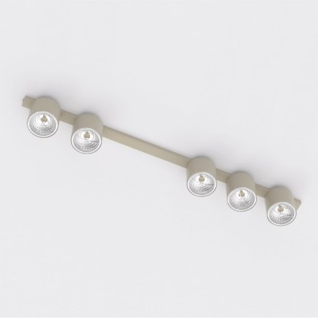 Asteria Beige Ceiling Bar (5 lights)