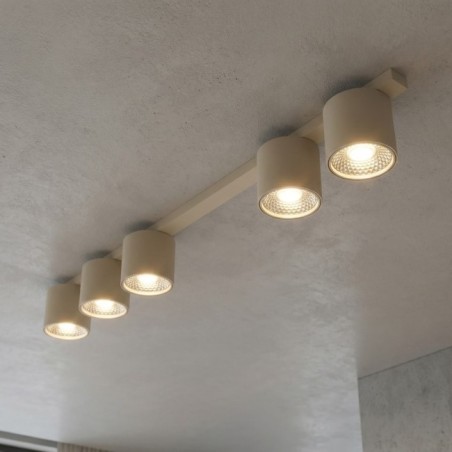 Asteria Beige Ceiling Bar (5 lights)