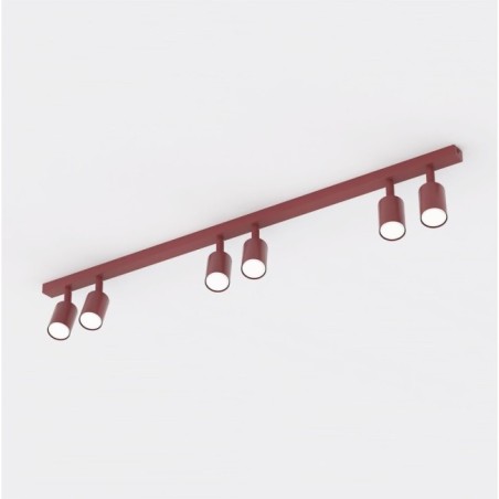 Nestos Burgundy Ceiling Bar (6 lights)