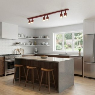 Nestos Burgundy Ceiling Bar...
