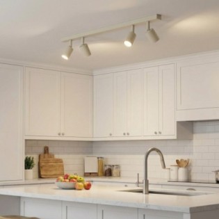Nestos Beige Ceiling Bar (4 lights)