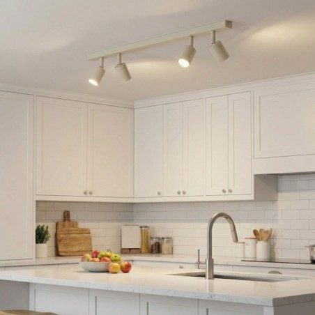 Nestos Beige Ceiling Bar (4 lights)