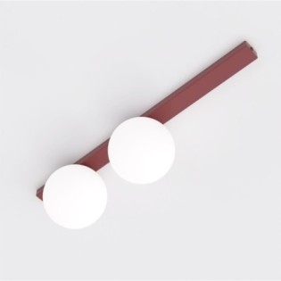 Ereni Granate Opal Ceiling Bar (2 lights)